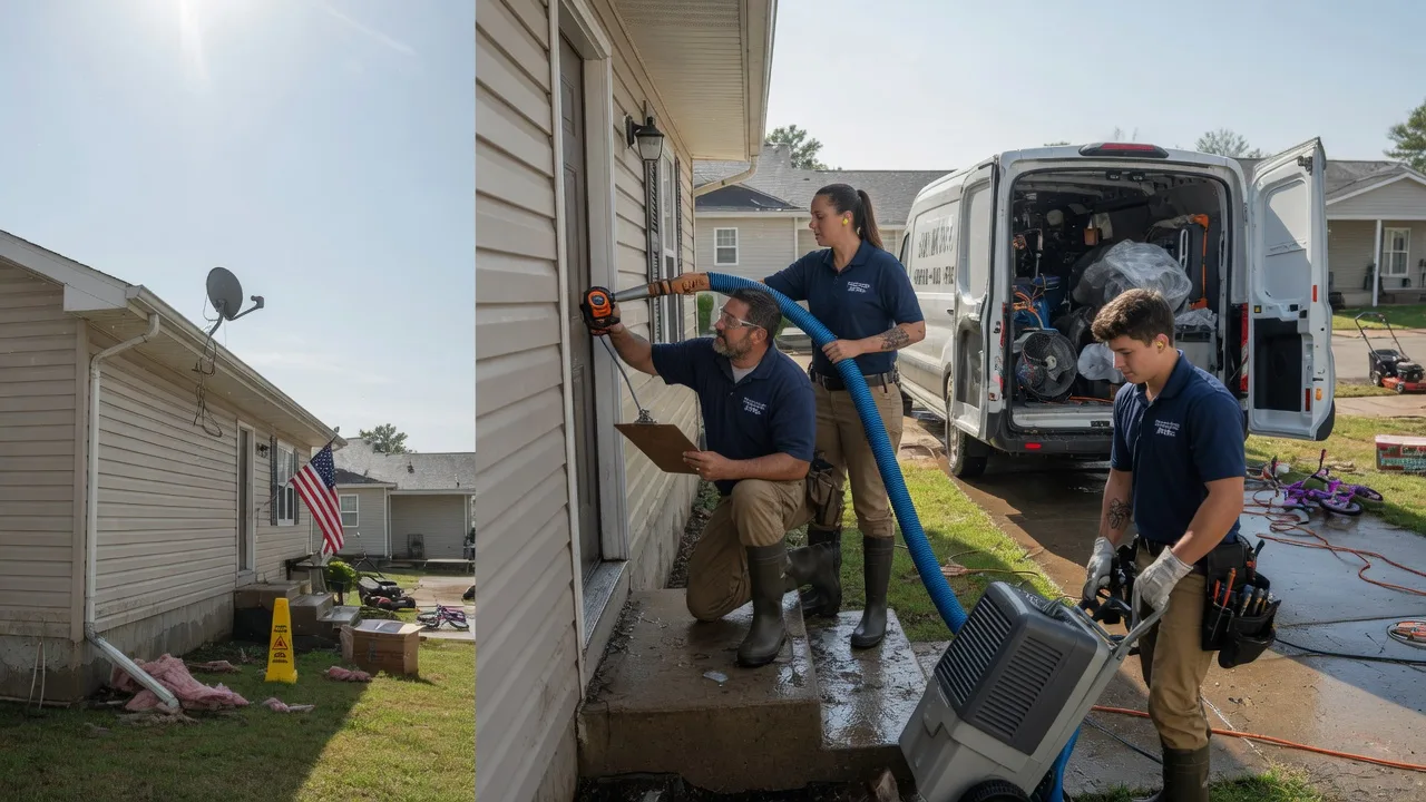 Ceiling Water Damage Restoration in Rochester, IL near me